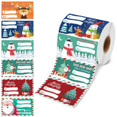 500 PCS Christmas Gift Tags – Self-Adhesive Premium Quality Gift Labels for Holiday Wrapping (2.95 x 1.6 Inches)